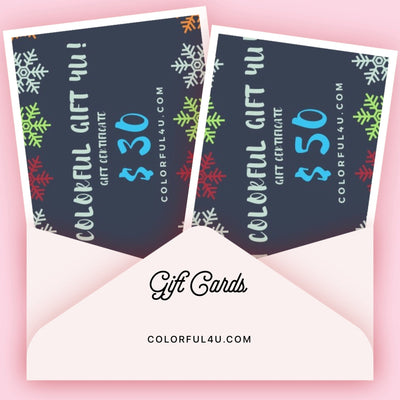 GIFT CARDS - Colorful 4U