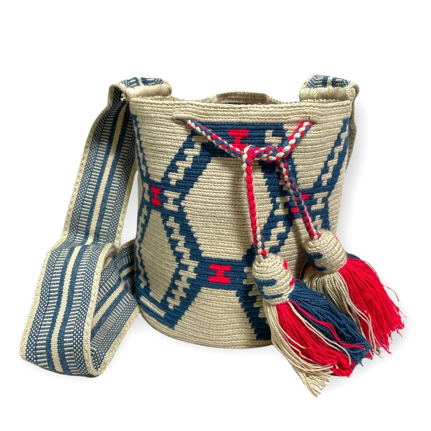 Azula MEDIUM | Special Edition Crochet Bags - Colorful 4U - Medium - Crossbody Crochet Boho Bag - Traditional Wayuu Design
