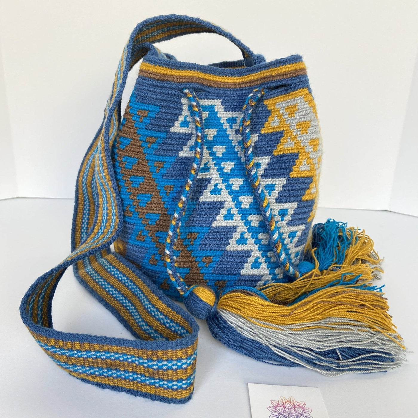 Azula MEDIUM | Special Edition Crochet Bags - Colorful 4U - Medium - Crossbody Crochet Boho Bag - Traditional Wayuu Design