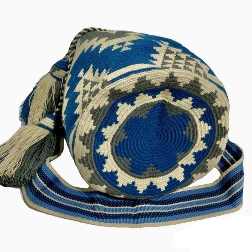 AZULA Special Edition Crochet Bags - Large - Colorful 4U - Special Edition Crochet Boho Bag - Crossbody/Shoulder Bucket Bag