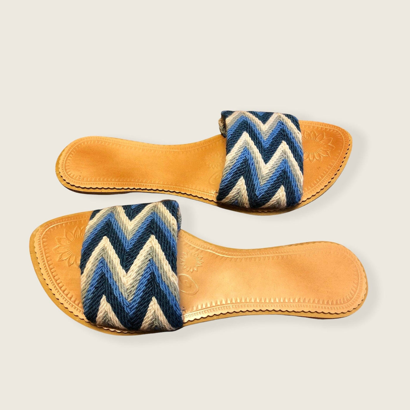 Azula Summer Sandals - Blue Slides - Colorful 4U - Summer Sandals