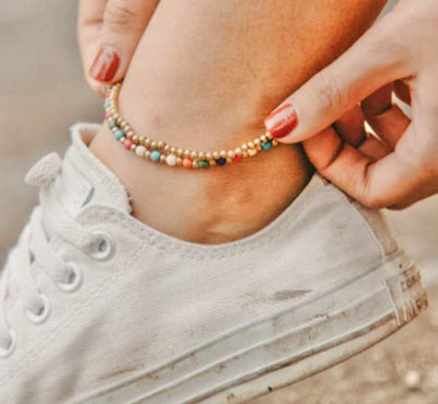 Bohemian Beaded Anklet Bracelets for Summer - Colorful 4U - Ankle Bracelets