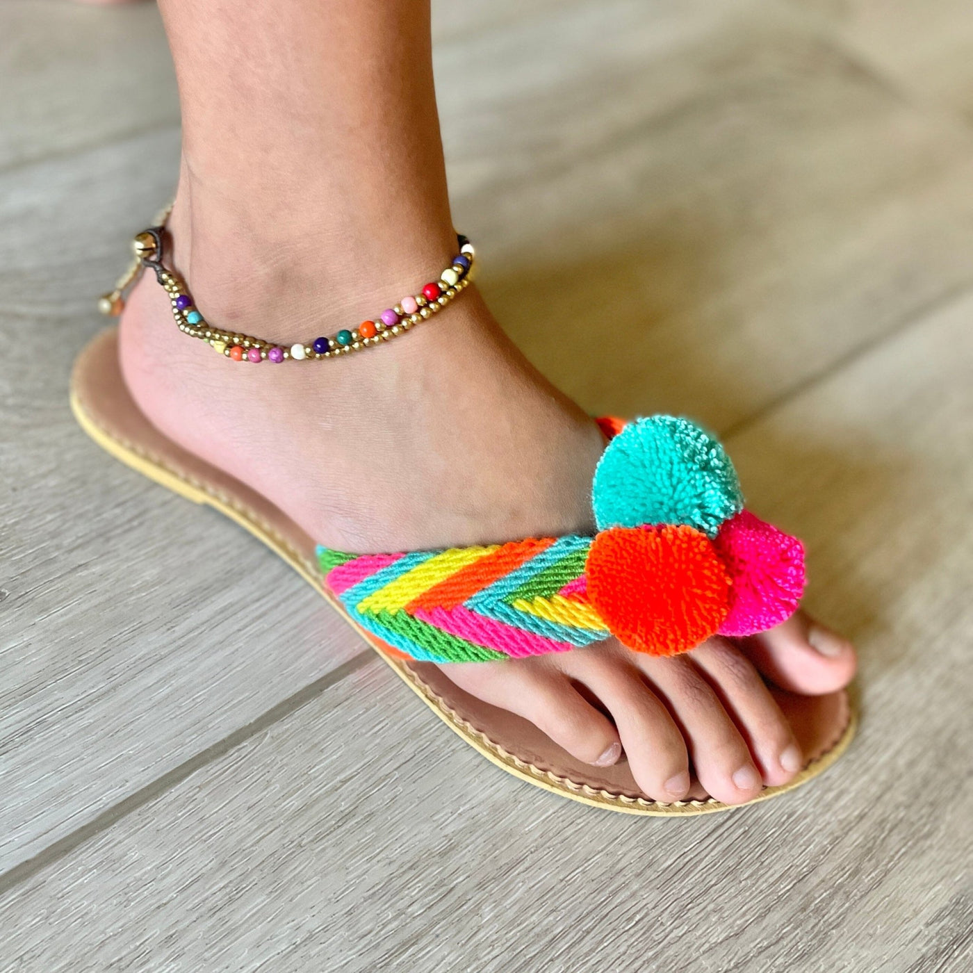 Bohemian Beaded Anklet Bracelets for Summer - Colorful 4U - Ankle Bracelets