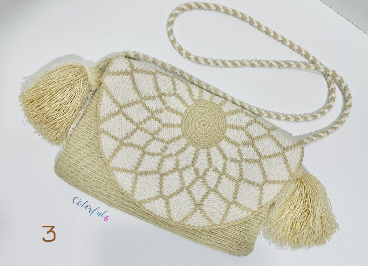 Bohemian Purse with Cover | Envelope - Colorful 4U - Crossbody Crochet Boho Bag