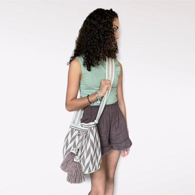 Boho Sands | Special Edition Crochet Bags | Neutral/Nude Tones - Colorful 4U - Crossbody Crochet Boho Bag