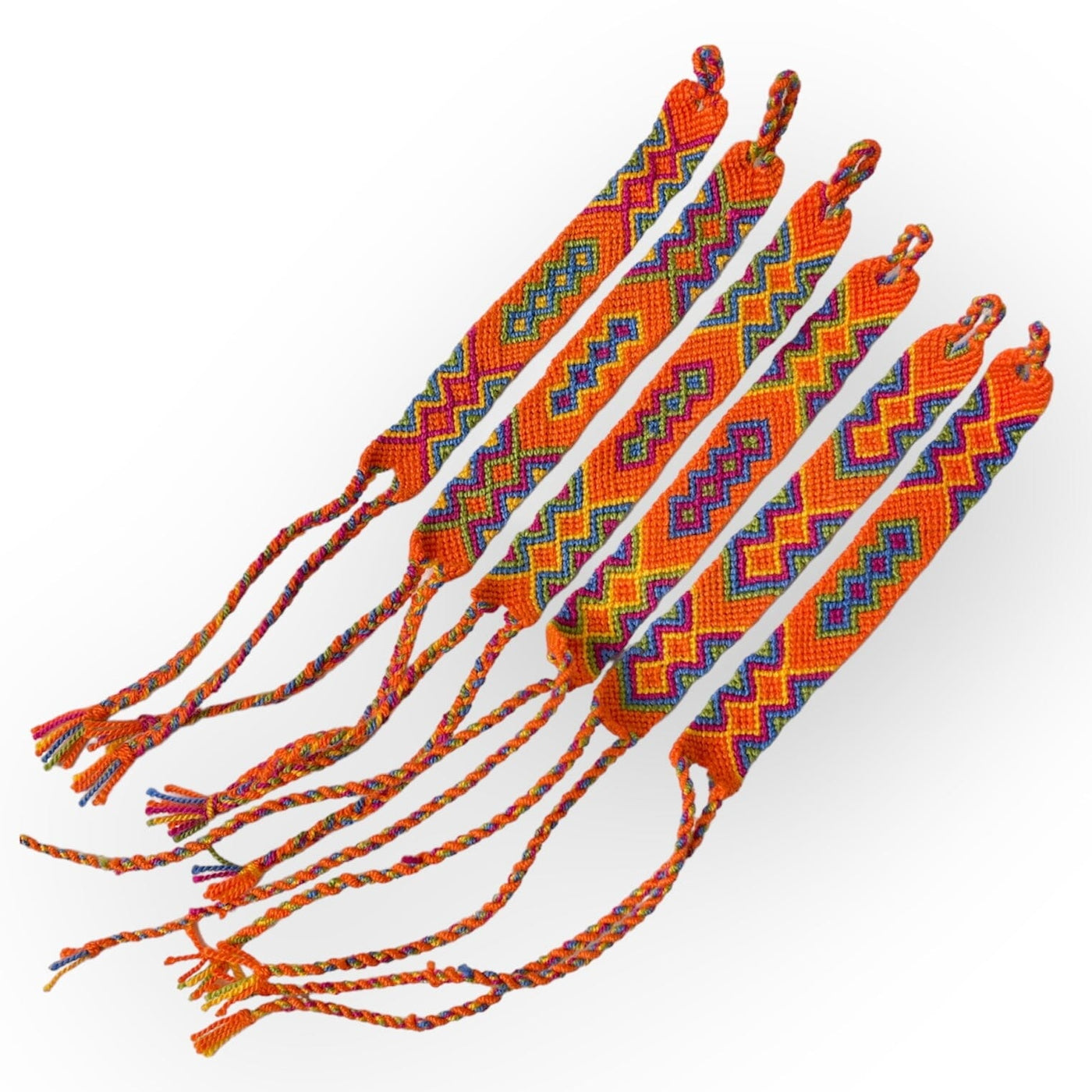 Caribbean Sunset Friendship Bracelets | Woven Bracelet - Colorful 4U - Handwoven Bracelets