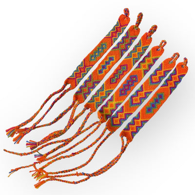 Caribbean Sunset Friendship Bracelets | Woven Bracelet - Colorful 4U - Handwoven Bracelets