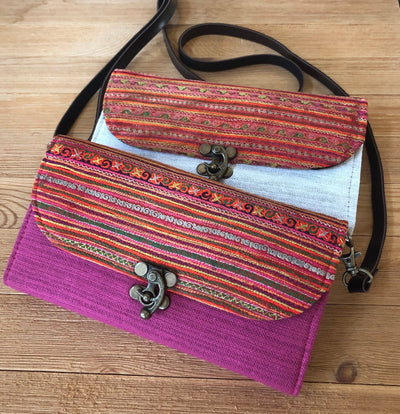 Colorful Bohemian Bag/Clutch - Embroidered Purse/Wallet - Colorful 4U - Embroidered Bag