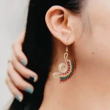 Colorful Bohemian Earrings - Tribal Style - Colorful 4U - Tassel Earrings