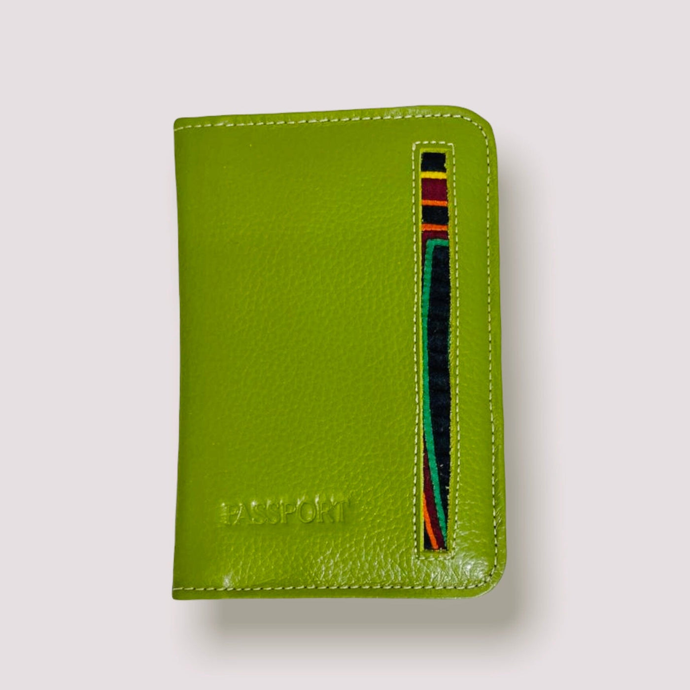 Colorful Passport Travel Wallets | Mola Embroidery - Colorful 4U - Embroidered Wallet