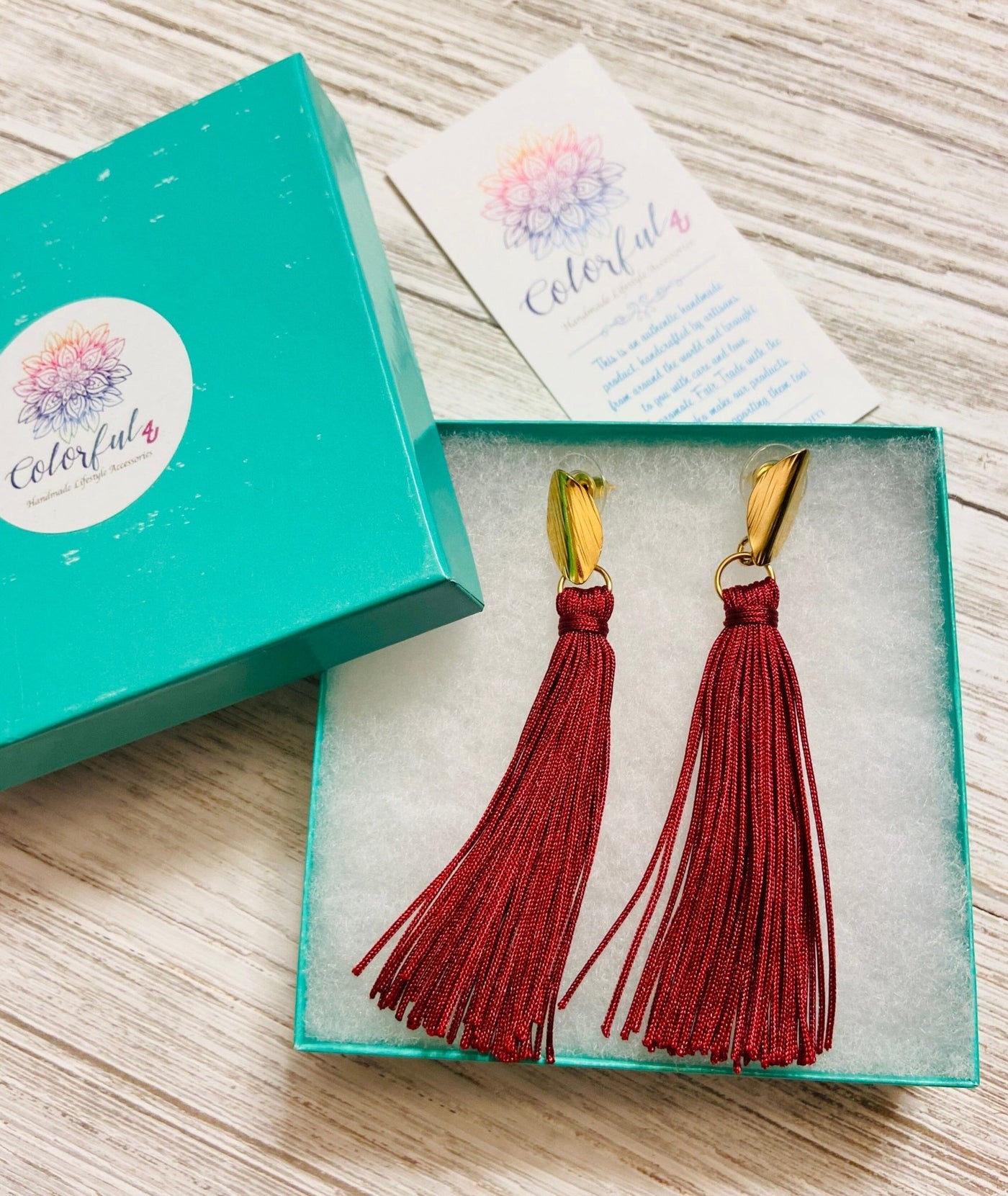 Colorful Tassel Earrings - Colorful 4U - Tassel Earrings