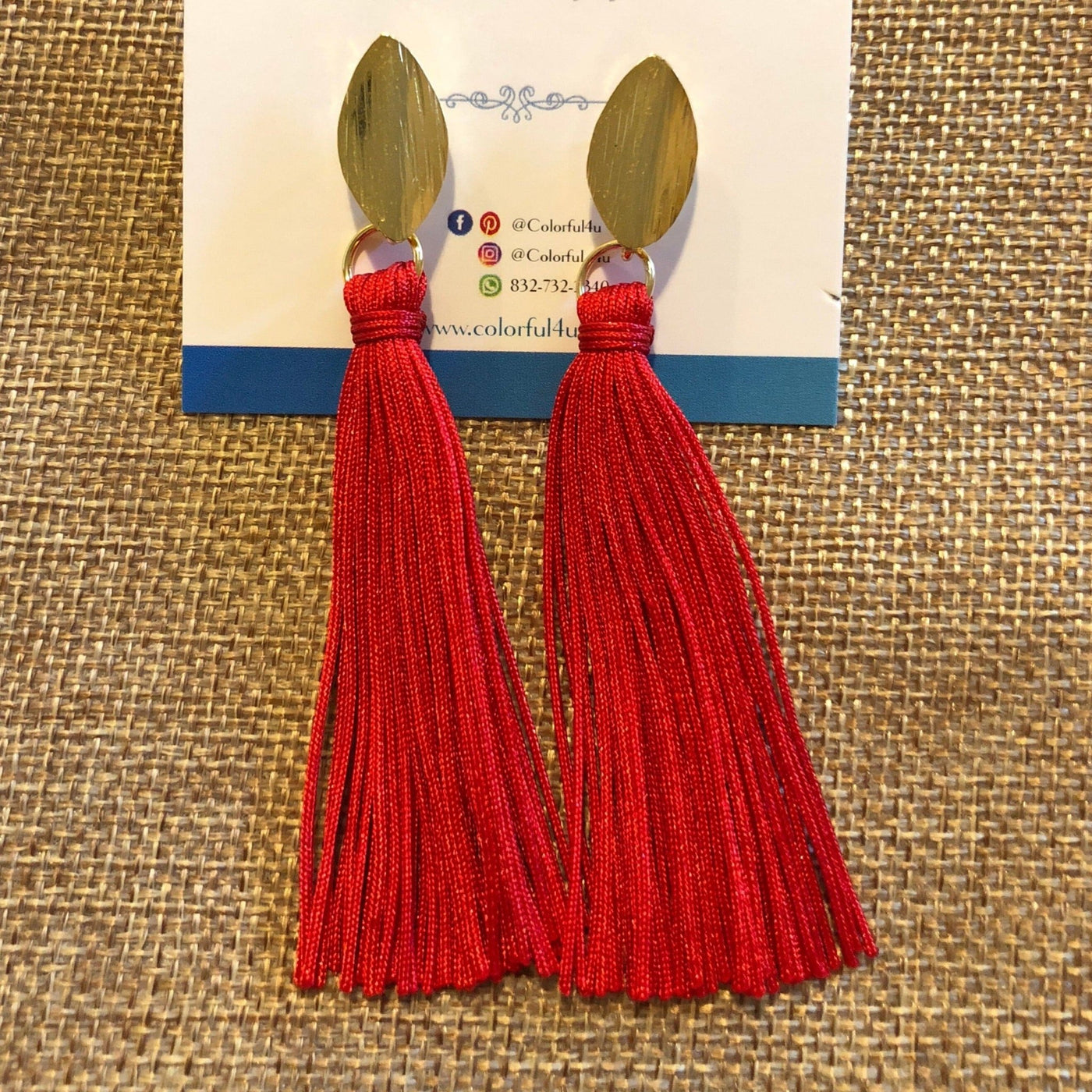 Colorful Tassel Earrings - Colorful 4U - Tassel Earrings