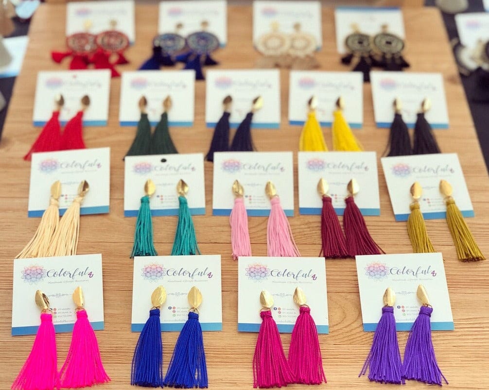 Colorful Tassel Earrings - Colorful 4U - Tassel Earrings