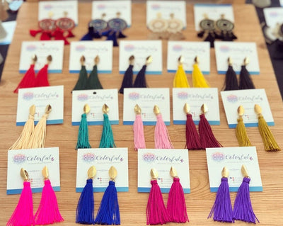 Colorful Tassel Earrings - Colorful 4U - Tassel Earrings