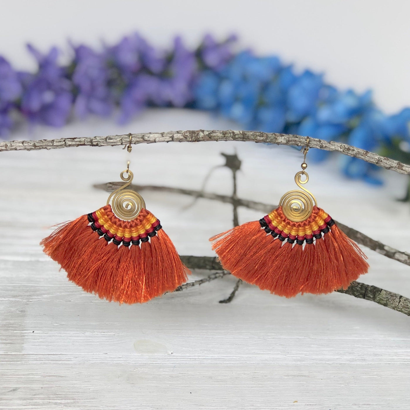 Colorful Tassel Earrings - Tribal Style - Colorful 4U - Tassel Earrings