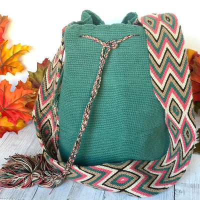 Desert Dreams Bohemian Handbags for Fall | Solid Earth Tones Crossbody Boho Bags | L - Colorful 4U - Solid Color Crochet Bag - Crossbody/Shoulder Boho Bag