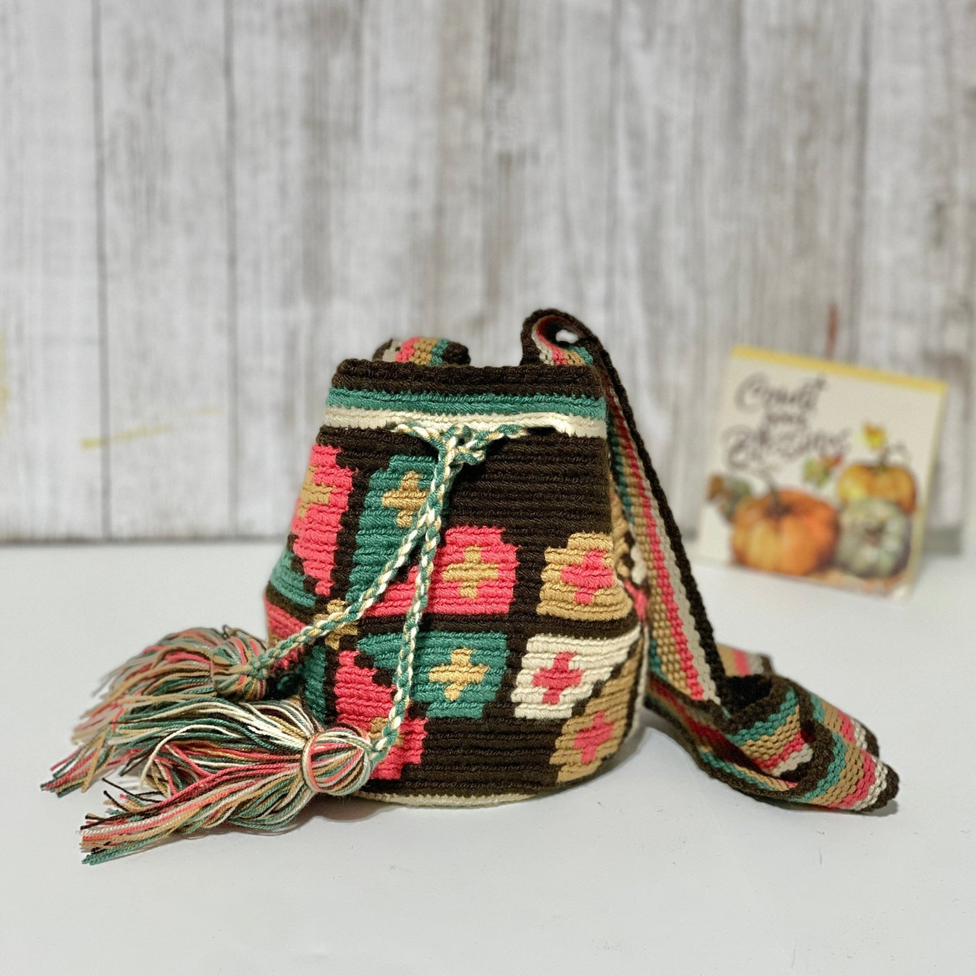 Desert Dreams Mini Crochet Bags - Style MWPD65 - Colorful 4U - Mini Crochet Bag - Crossbody Boho Bag - Authentic Wayuu Mini Mochila