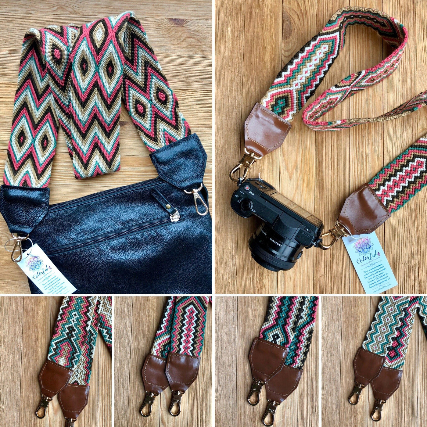 Desert Dreams Woven Bag Straps | Earth Tones - Colorful 4U - Bag Strap