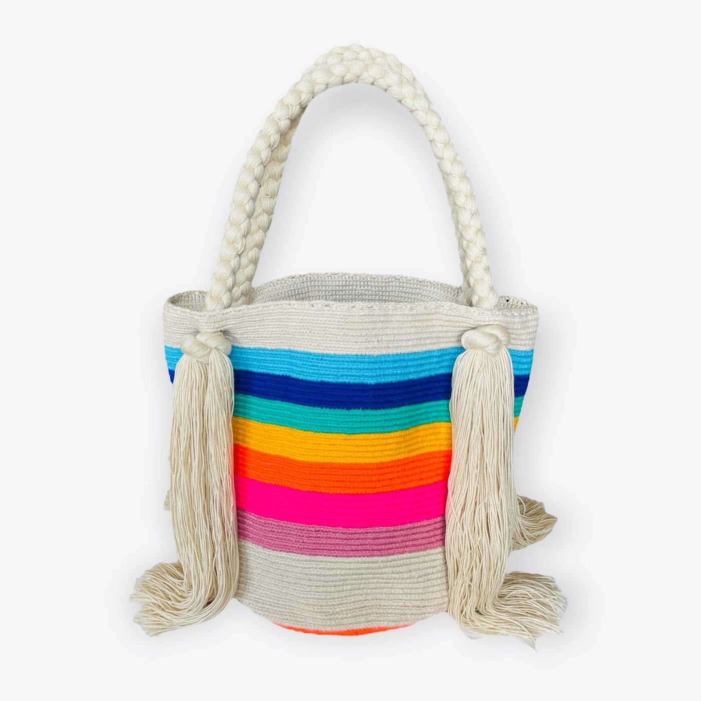 Endless Summer Striped Tote Bags | Striped Beach Tote - Colorful 4U - Tote Beach Bag