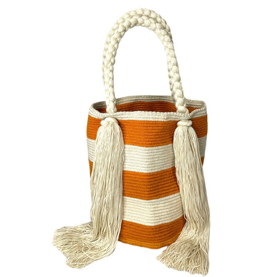 Endless Summer Striped Tote Bags | Striped Beach Tote - Colorful 4U - Tote Beach Bag