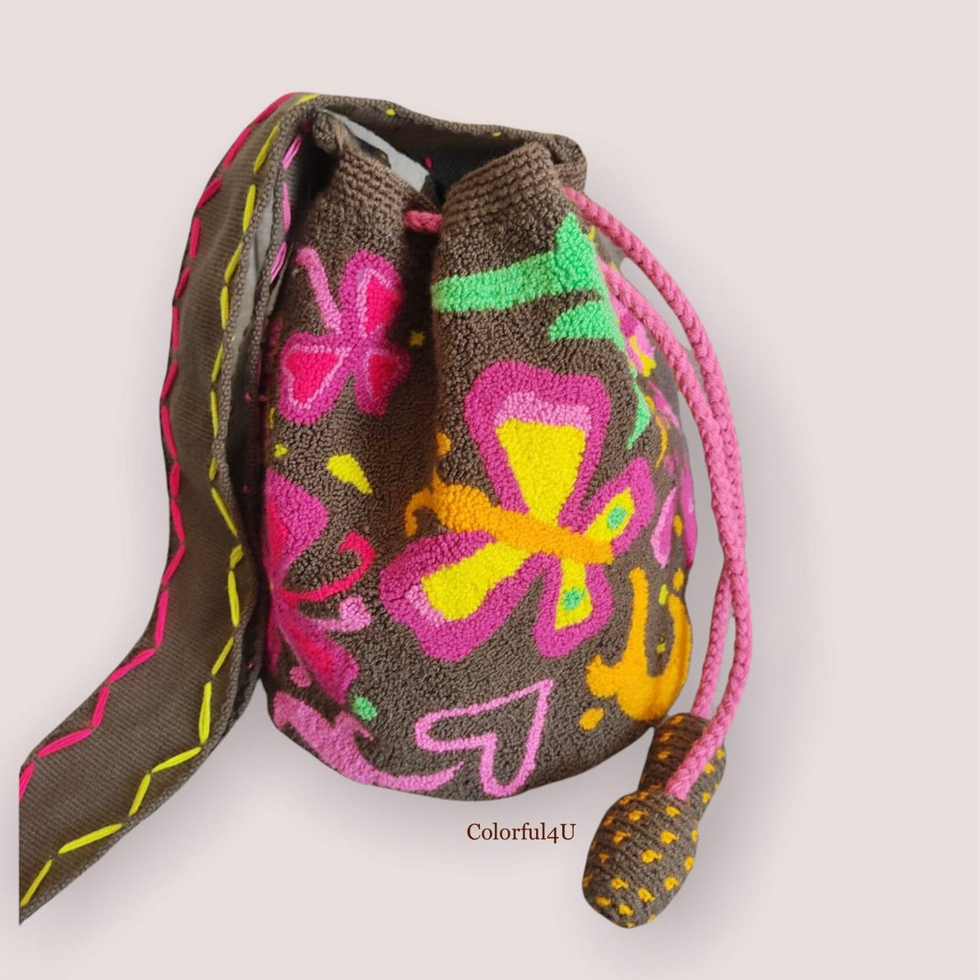 Pink Mirabel Wayuu Mochila Bag - Encanto – Best of Colombia