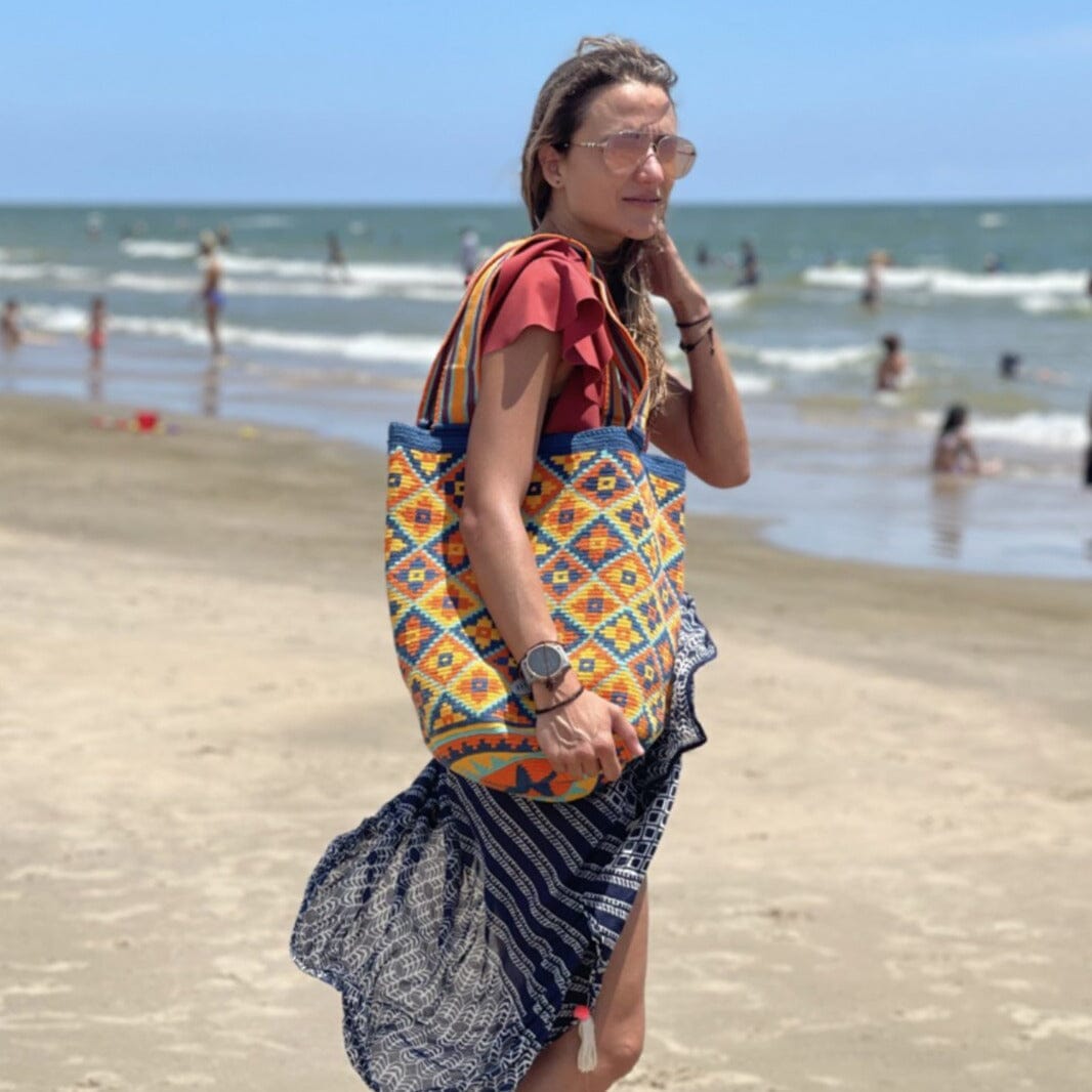 Extra large beach tote bag best sale